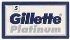 Buy now 25 GILLETTE Platinum Double Edge Razor Blades Made in Russia at indiglob india
