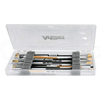 Buy now ArtBin KW903 Brush Box with Foam Inserts, Fine Art Portable Paint Brush Organizer, Plastic, Clear, 1.0 Count at indiglob india