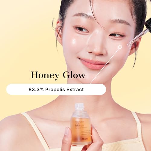 Buy now COSRX Propolis Ampoule, Glow Boosting Serum for Face with 73.5% Propolis Extract, 1.01fl.oz/30ml, Hydrating Essence for Sensitive Skin, Fine Lines, Uneven Skintone, Korean Skincare at indiglob india