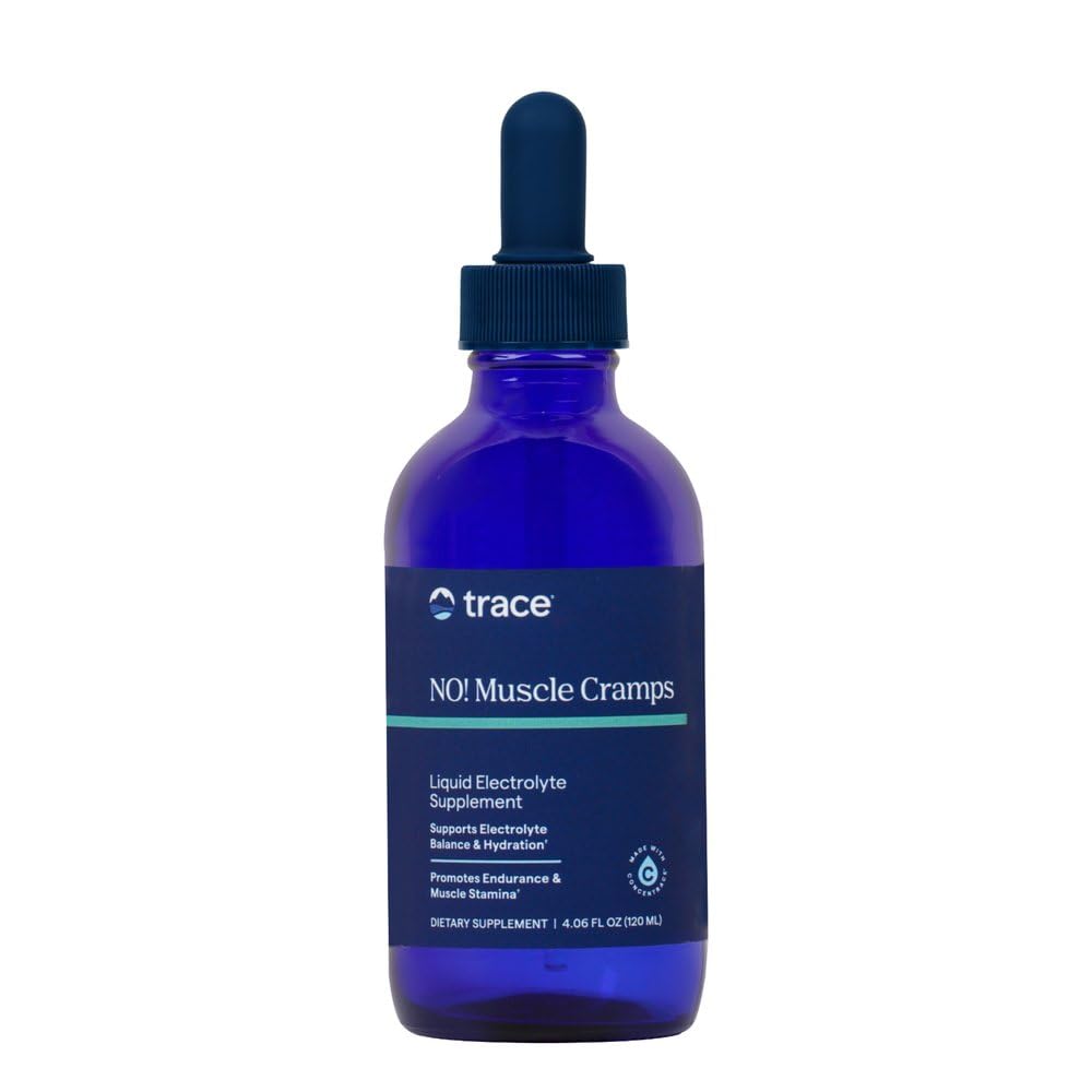 Trace Minerals No Muscle Cramps Liquid Electrolytes, 4 oz, 60 Servings