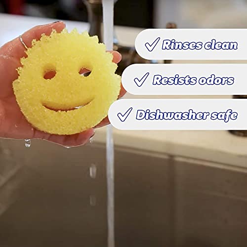 Buy now Scrub Daddy Sponge - Lemon Fresh Scent - Scratch-Free Multipurpose Dish Sponge - BPA Free & Made with Polymer Foam - Stain & Odor Resistant Kitchen Sponge (1 Count) at indiglob india