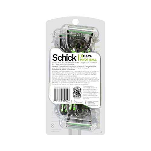 Buy now Schick Xtreme Pivot Ball Razor — Disposable Razors Men, Pivot Razor, Schick Pivot Ball, 3 Count at indiglob india