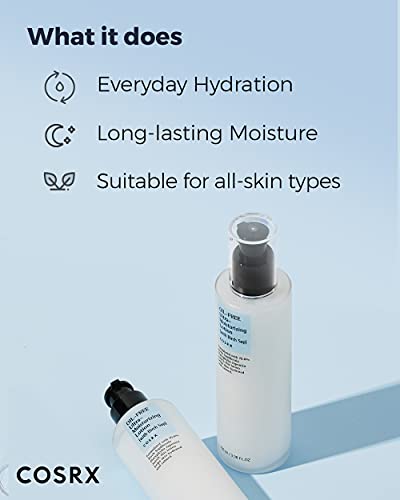 Buy now COSRX Oil Free Lotion with Birch Sap, Daily Acne Facial Moisturizer, Hydrating Moisturizer for All Skin Types, Korean Skin Care, 3.38 fl.oz / 100ml at indiglob india