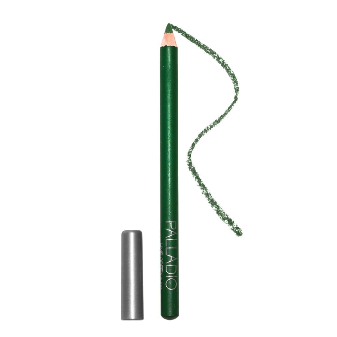 Buy now Palladio Wooden Eyeliner Pencil, Thin Pencil Shape, Easy Application, Firm yet Smooth Formula, Perfectly Outlined Eyes, Contour and Line, Long Lasting, Rich Pigment, Black Lime Green at indiglob india