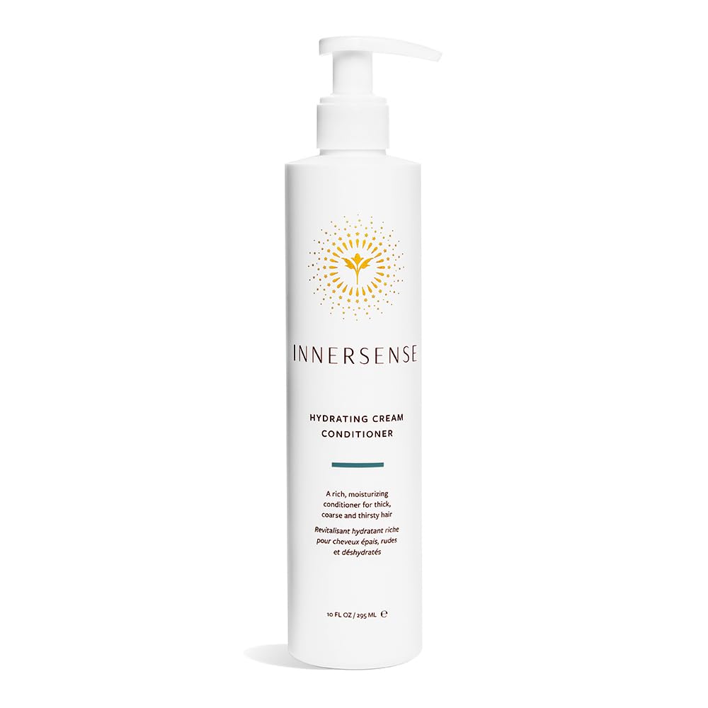 INNERSENSE Organic Beauty - Hydrating Cream Conditioner (32oz Refill) | Deep Moisture for Dry, Coarse + Damaged Hair | Softens, Smooths Frizz + Detangles | Sulfate-Free, Non-Toxic, Clean