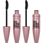 Buy now Maybelline Lash Sensational Washable Mascara, Lengthening and Volumizing for a Full Fan Effect, Midnight Black, 1 Count at indiglob india