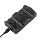 Buy now VSEER PS3 Controller Charging Dock Charging Station 2 in 1 with LED Light Indicator Compatible for Original PS3/MOVE Controller, Black at indiglob india
