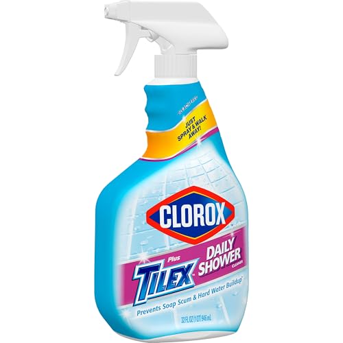 Buy now Clorox Plus Tilex Daily Shower Cleaner, 32 Fluid Ounce Spray Bottle, Pack of 3 at indiglob india