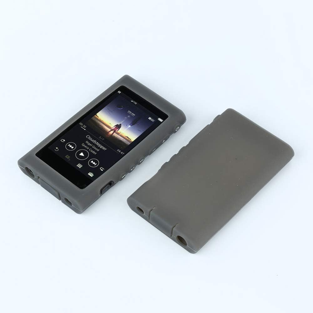 Buy now for Sony A55 Case, Soft Silicone Protective Skin Case Cover for Sony Walkman NW-A55HN A56HN A57HN A50 A55 A56 A57 (Clear Black) at indiglob india