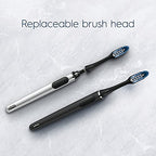 Buy now Oral-B Clic Toothbrush Replacement Brush Heads, Black, 2 Count at indiglob india