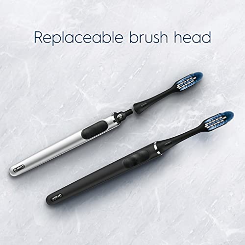 Buy now Oral-B Clic Toothbrush Replacement Brush Heads, Black, 2 Count at indiglob india