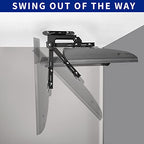 Buy now VIVO MOUNT-M-FD27 Manual Folding Ceiling Mount for 13-27 inch Flat Screens, Tilt Roof, Under Cabinet Mount for LCD TVs and Monitors at indiglob india
