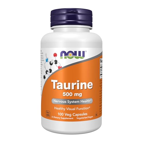 Buy now Now Foods Taurine 500mg Capsules, 100 CT at indiglob india