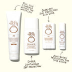 Buy now Sun Bum Mineral SPF 30 Tinted Face Sunscreen - Matte Primer - Broad Spectrum Moisturizing Sunscreen with Vitamin E - Hawaii 104 Act Compliant (Without Octinoxate & Oxybenzone) - Travel Size 1.7 oz at indiglob india