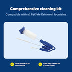 Buy now PetSafe Drinkwell Fountain Cleaning Kit - Deep Bowl Cleaning for Hard-to-Reach Areas of Compatible Cat Fountains - Removes Hidden Residue & Maintains Pump Performance at indiglob india