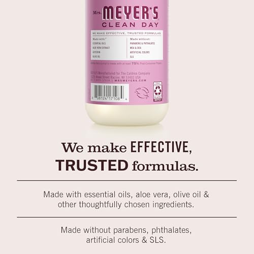 Buy now MRS. MEYER'S CLEAN DAY Hand Soap, Made with Essential Oils, Peony, 12.5 fl. oz at indiglob india