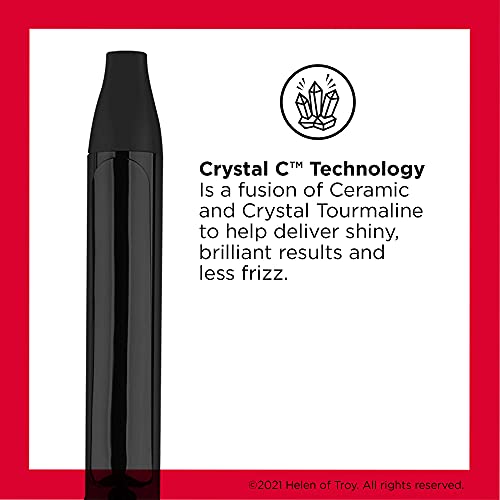 Buy now Revlon Crystal C + Ceramic Hair Curling Iron | Long-Lasting Shine and Less Frizz, (1 in) at indiglob india