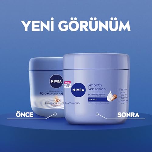 Buy now Nivea Irresistibly Smooth Body Cream Dry Skin Shea Butter 400 ml at indiglob india