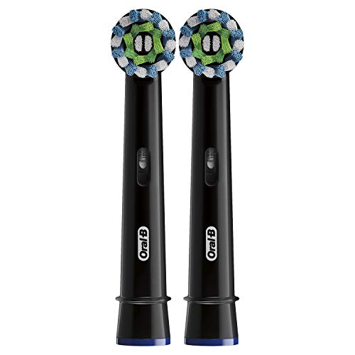 Buy now Oral-B CrossAction Electric Toothbrush Replacement Brush Head Refills, Black, 2 Count at indiglob india
