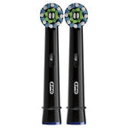 Buy now Oral-B CrossAction Electric Toothbrush Replacement Brush Head Refills, Black, 2 Count at indiglob india