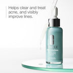 Buy now Clinique Acne Solutions Acne + Line Correcting Face Serum With Salicylic Acid | Anti-Aging + Smoothing, 1 Fl Oz at indiglob india