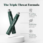 Buy now Wolf Project Under Eye Roller - Korean Beauty, with Caffeine, Vitamin C and Peptides - Energizing Serum for Dark Circles and Puffiness, Fine Lines, Wrinkles - Gel-Based Brightening Cream at indiglob india