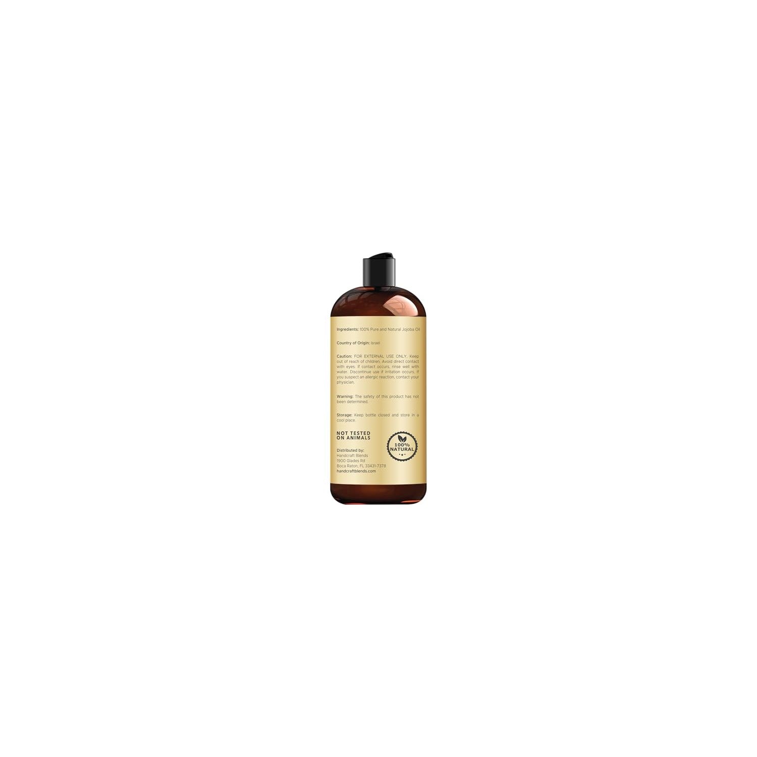Buy now Handcraft Blends Jojoba Oil | 100% Pure and Natural | Ayurvedic Skin Care | Premium Grade Carrier Oil | Face | Skin | Hair | Massage | Cold-Pressed | Hexane-Free | 16 Fl Oz at indiglob india