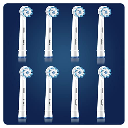 Buy now Braun Oral-B 4210201320180 Sensitive Clean Toothbrush Heads for Our Gentle Cleaning, in Letterbox Packaging Pack of 8 at indiglob india