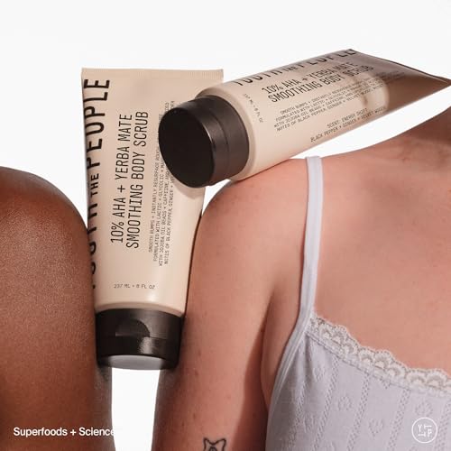 Buy now Youth To The People 10% AHA + Yerba Mate Smoothing Energy Body Scrub (8 fl oz), Exfoliates Rough Texture + Dry Skin, Suitable for Sensitive + Keratosis Pilaris Skin, Vegan at indiglob india