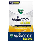 Buy now Vicks VapoCOOL SEVERE Medicated Sore Throat Drops, Fast-Acting Max Strength Relief, Soothes Sore Throat Caused by Cough, Powerful Vicks Vapors, Menthol, Honey Lemon Chill, 225 Total (5 Packs of 45) at indiglob india