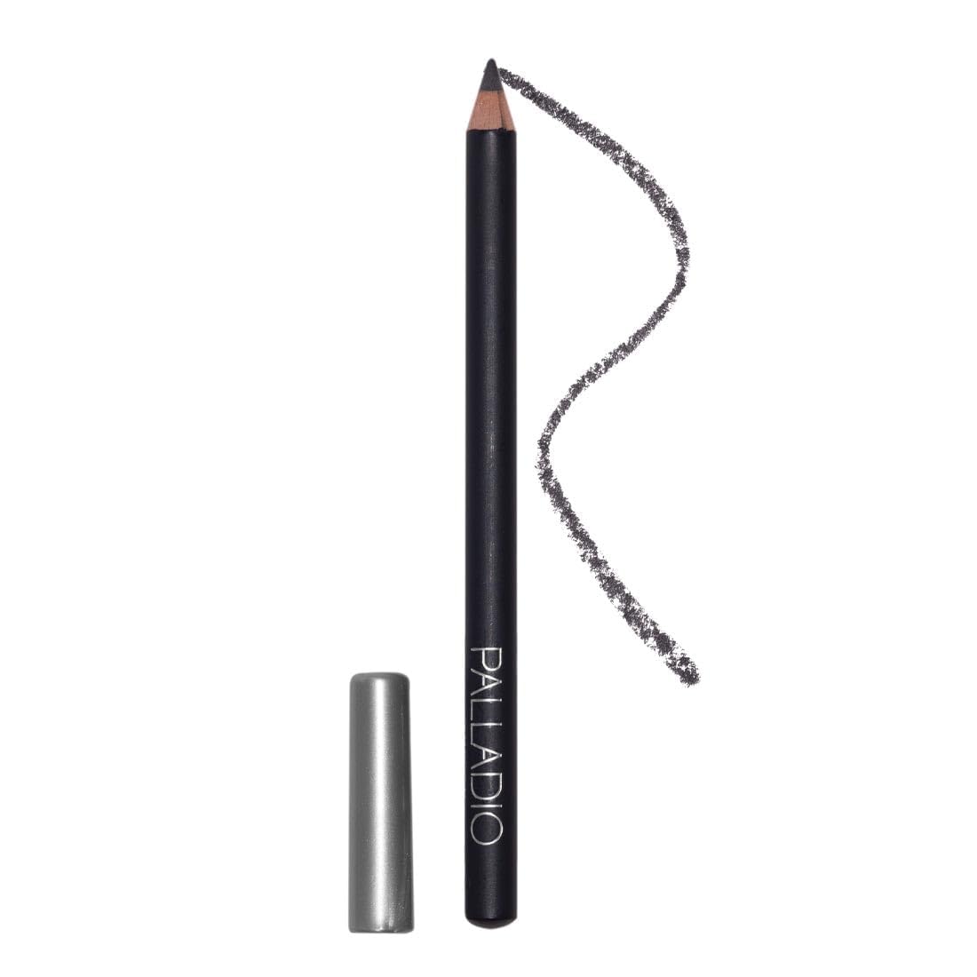 Buy now Palladio Wooden Eyeliner Pencil, Thin Pencil Shape, Easy Application, Firm yet Smooth Formula, Perfectly Outlined Eyes, Contour and Line, Long Lasting, Rich Pigment, Black Charcoal at indiglob india