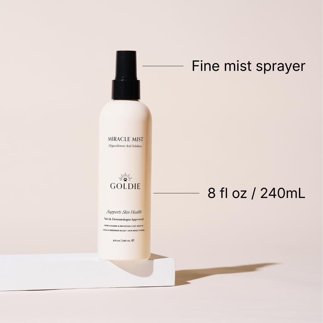 Goldie Dog Essentials Miracle Mist Hypochlorous Acid Spray for Dogs