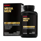 Buy now GNC Mega Men Multivitamin Caplets, Clinically Proven to Feel Better, Immune Support, Energy Support, Antioxidants, B Vitamins, Vitamin D-3, Timed Release, 180 count, 90 day supply at indiglob india