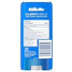 Buy now Gillette Antiperspirant and Deodorant for Men, 72hr Sweat & Odor Protection, Long Lasting Freshness, Anti-White Mark Technology, Clear Gel, Cool Wave Scent, 3.8 oz (Pack of 2) at indiglob india