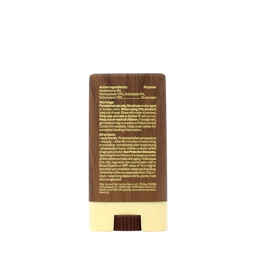 Buy now Sun Bum Original SPF 30 Face Stick Sunscreen - Water-Resistant Broad Spectrum Facial Sunscreen with Vitamin E - Hawaii 104 Act Compliant (Without Octinoxate & Oxybenzone) - Travel Friendly - 0.45 oz at indiglob india