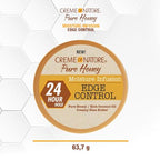 Buy now Creme of Nature Pure Honey Moisture Infusion Edge Control, 24-Hour Hold for Sleek Styles, Non-Flaking, Non-Greasy Formula with Coconut Oil & Shea Butter, 2.25 oz at indiglob india