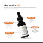 Buy now Minimalist Niacinamide 10% Face Serum for Acne Control & Oil Balancing with Zinc | Pore Minimizer for Face | Clears Acne Marks & Blemishes for Even Skin Tone | For Women & Men | 1 Fl Oz / 30 ml at indiglob india
