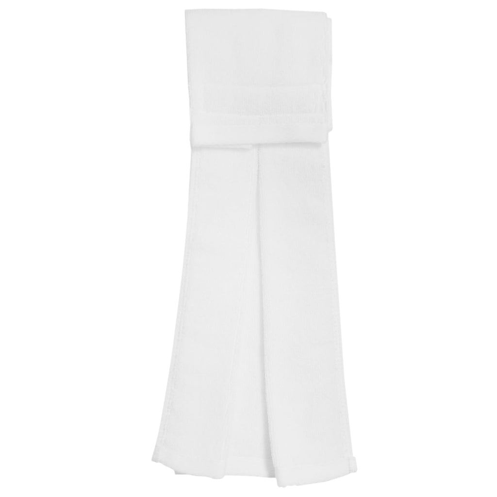 Cotton White Football Towel Quarterback - Hand Towels with Hook and Loop Closure - Versatile Sports Towels for Softball, Gym, Yoga, Golf - Men, Women, Youth