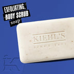 Buy now Kiehl's Ultimate Man Body Scrub Exfoliating Bar Soap, Energizing Body Wash for Menâ€™s Skin, Cleanses & Exfoliates Dirt and Oil, with Oat Bran & Pumice, Smooth Rough Skin - 7 oz at indiglob india