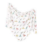 Buy now Copper Pearl Large Premium Knit Baby Swaddle Receiving Blanket Ace at indiglob india