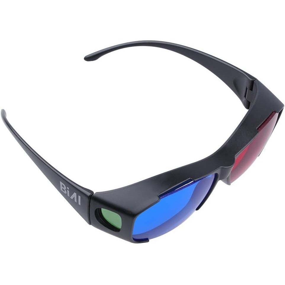 Buy now BIAL Red-blue 3D Glasses/Cyan Anaglyph Simple style 3D Glasses 3D movie game-Extra Upgrade Style at indiglob india