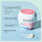 Buy now PONDâ€™S Clarant B3 Dark Spot Correcting Cream â€“ Daily Moisturizer for Dry Skin â€“ Moisturizing Face Cream with Vitamins B3 & C â€“ Dermatologist Tested, 7 oz, 2 Pack at indiglob india