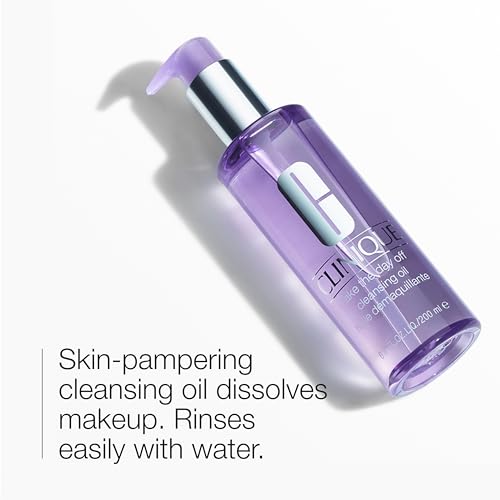 Buy now Clinique Take The Day Off Cleansing Oil Makeup Remover | Dissolves Makeup + Sunscreen | For All Skin Types, 6.7 Fl Oz at indiglob india