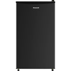 Buy now Honeywell Compact Refrigerator 3.3 Cu Ft Mini Fridge with Freezer, Single Door, Low noise, Removable Shelves, for Bedroom, Office, Dorm with Adjustable Temperature Settings, Black at indiglob india