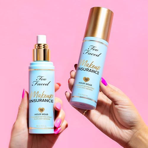 Buy now Too Faced Makeup Insurance Setting Spray | Hydrating, Long Lasting, Vegan + Cruelty Free, 4 Fl Oz at indiglob india