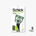Buy now Schick Xtreme Pivot Ball Razor — Disposable Razors Men, Pivot Razor, Schick Pivot Ball, 3 Count at indiglob india