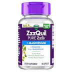 Buy now ZzzQuil Pure Zzzs, +Magnesium Capsules, L-Theanine and Magnesium, Sleep Aid, 4-in-1 Magnesium: Citrate, Bisglycinate, Oxide, and Carbonate, Sleep Aids for Adults, 90 Sleep Capsules at indiglob india