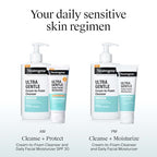 Buy now Neutrogena Ultra Gentle Daily Facial Moisturizer with SPF 30 Sunscreen with CICA, Lightweight Face Lotion with Broad Spectrum SPF 30 for Normal to Sensitive Skin, Fragrance-Free, 3.4 fl. oz at indiglob india