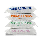 Buy now Spascriptions™ Anti-Aging, Brightening, Moisturizing & Pore Refining Towelettes Removes Waterproof Makeup, Revives with Collagen, Vitamin C, Coconut Oil, and Aloe Hypoallergenic, 120 Ct. 4 Pack at indiglob india