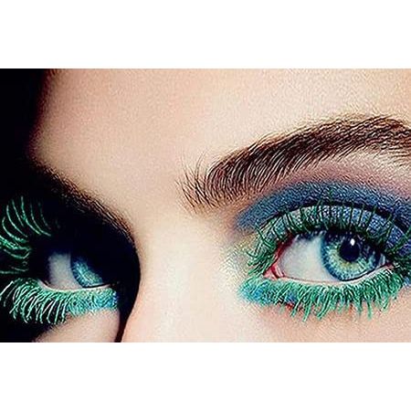 Buy now Maydear Dark Green Waterproof Long Lasting Smudgeproof Mascara for Women's Eye Makeup at indiglob india